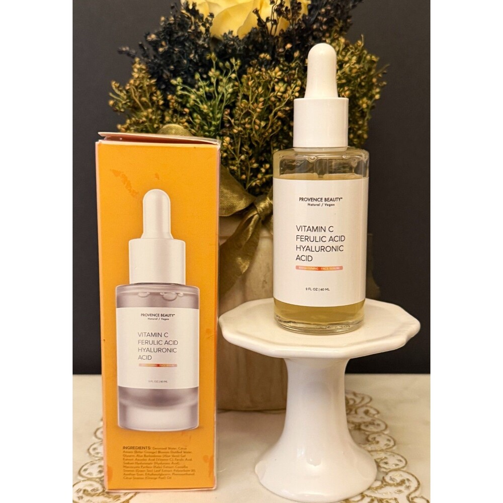 Provence Beauty Vitamin C + Ferulic Acid + Hyaluronic Acid Face Serum BN FREE🎁